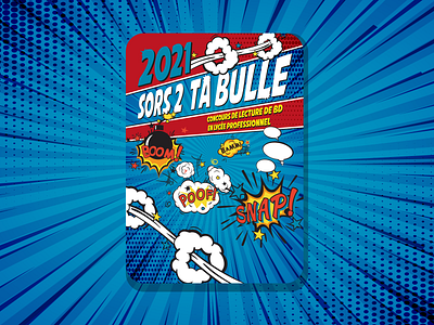 Sors de ta bulle art color color palette colorful design dribbble dribbble best shot dribble illustration illustrator poster poster a day poster art poster design posters typography vector