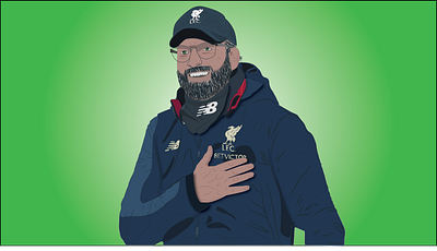 Jürgen Klopp art design graphic design icon illustration illustrator logo ui ux