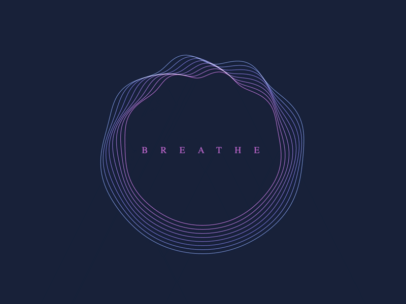 Breathe, please breathe animation codepen coding gif javascript lines loop animation motion design poster