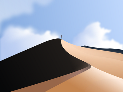 Desert Journey illustraion journey