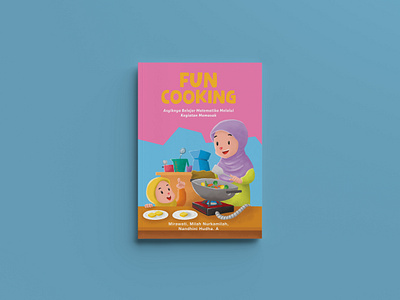 Fun Cooking book character coke colorful design food fun illustration kid moslem school texture