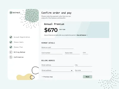 Payment screen app design payment process steps ui ux