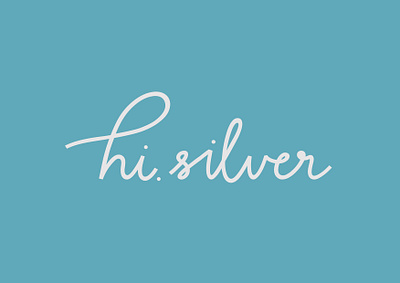 hi silver logo design logo typography