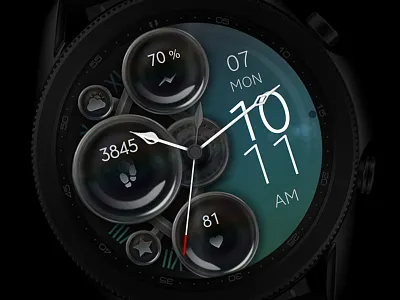 Steampunk Watch Face active classic design digital galaxy watch galaxywatch gears graphic design illustration metallic samsung smart smartwatch sport steampunk tech technology watch watchface wearable