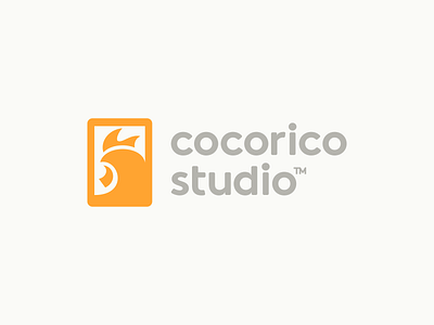 Animal Logo - Cocorico Studio animal animal logo app brand branding dalius stuoka design digital graphic design designer icon icons logo mobile modern logo nature negative space rooster simple logo studio tech logo