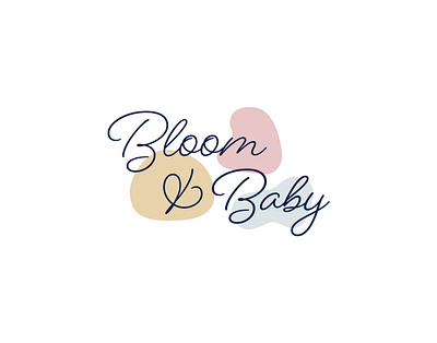 Daily Logo Challenge : Day 46 - Bloom & Baby baby baby clothes bloom brand brand identity branding creative daily dailylogochallenge design logodesign logodesignchallenge logotype visual identity