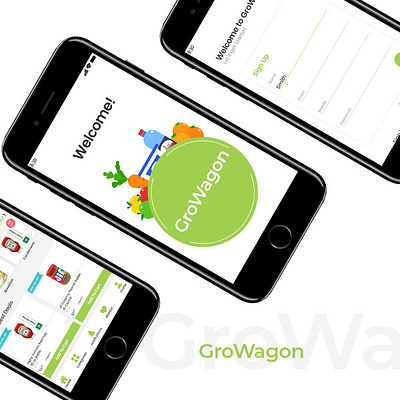 GroWagon branding design graphic design illustration illustrator logo minimal type ux website