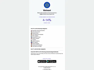 Clean and super simple html template brand email design email campaign email design email template design html template simple email template walmart