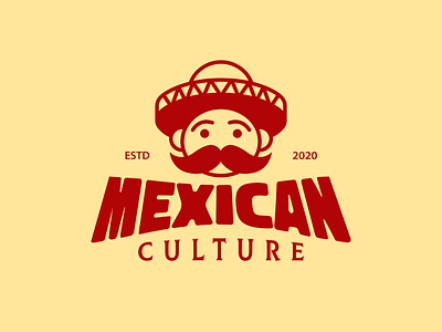 Mexican Mariachi Face Logo bigote boy burritos cinco de mayo dia de los muertos geek kid logo template logotype mexican mexican food mexican hat mexicano mexico mexico city moustache nachos tacos