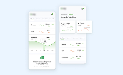Dashboard Mobile User Interface dashboad dashboard design green payment reporting tools reports reports and data statistic ui ux