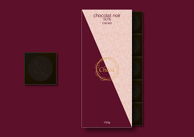 Choca 90% cocoa tablet art brand branding cacao chocolat chocolate chocolate package chocolate packaging cocoa creative design design graphique designer portfolio emballage food graphic design logo logo design package packaging