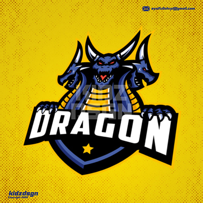 Dragon Mascot Logo For Sale basketball design esport gaming logo logo design logo esport logo mascot logo sport mascot