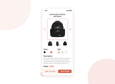 DailyUI day 33 design ui