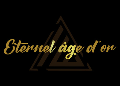 Eternel age d'or branding design flat logo minimal