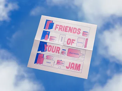 Jammy Jam Riso Print branding design illustration minneapolis package design pastels print risograph typography