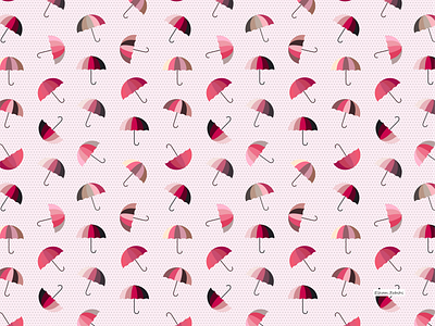 Umbrella Theme illustration pattern a day pattern art pattern design patterns print design surface design surface pattern textile design textile pattern