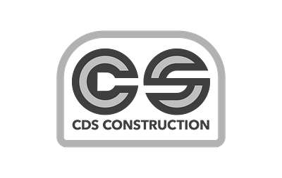 CDS Construction (grey) logo logo design