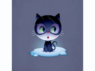 Kitty Catwoman adobe illustrator character design cute illustration jerrod maruyama kawaii vector