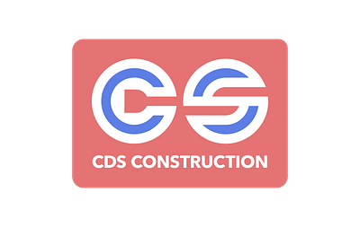 CDS Construction (rwb) logo logo design