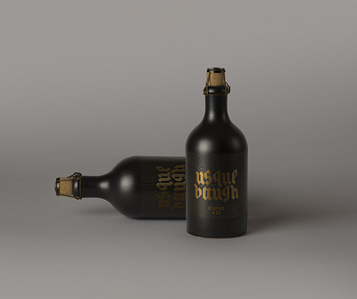 Usquebaugh Craft Beer - Special Bottle beer beer bottle beer branding bottle branding visual identity