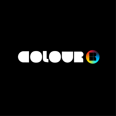 Colour Reserve Logo bauhaus black blackandwhite color forms geometric gradient minimalist rainbow shapes