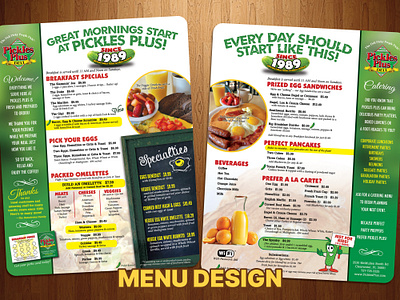 Deli Breakfast Menu deli florida food graphic design marketing menu photograhy restaurant