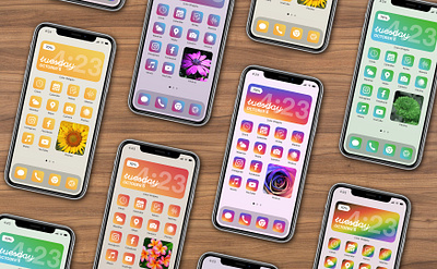 iOS 14 Icons - InstaIcons app branding design flat icon illustration ios ios app logo minimal