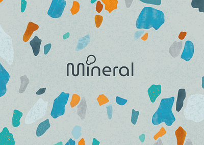 Mineral branding clay cosmetics logo design logo designer mask mineral natural cosmetics terazzo