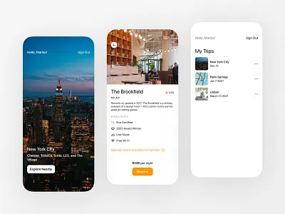 Free Travel App Mockup app clean design download free iphone mockup screen swiftui travel ui ui design uidesign ux