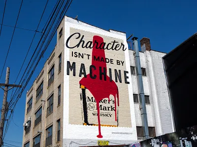 Maker's Mark Mural art direction beverage design designer illustration los angeles mural murals new york san francisco spirits