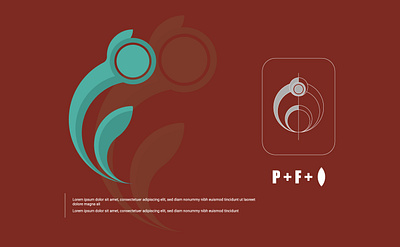 P+F custom design । Abu Sayed abstract app art branding clean design flat graphic design icon illustration illustrator letter lettering logo minimal typography ui ux vector web