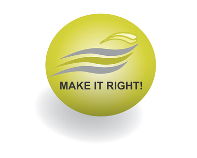make it right LOGO FINALart branding design illustration logo vector