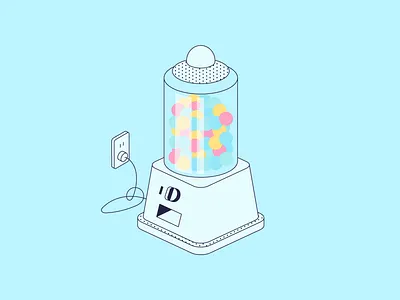 Candy Machine Dispenser art candy color design illustration illustrator lines machine pattern shadow texture vector
