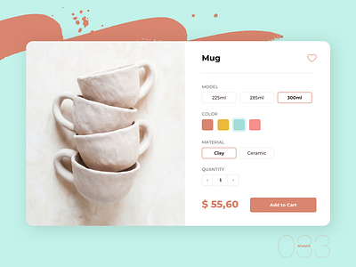 Customize Product | Daily UI - 033 clean design clean ui customize product daily daily 100 challenge daily ui 033 dailyui dailyuichallenge design digital simple ui uidesign