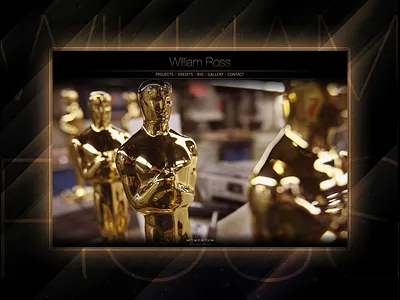 William Ross Website branding color hollywood jazz logo music oscars rock ui ux uxui webdesign webdevelopment website