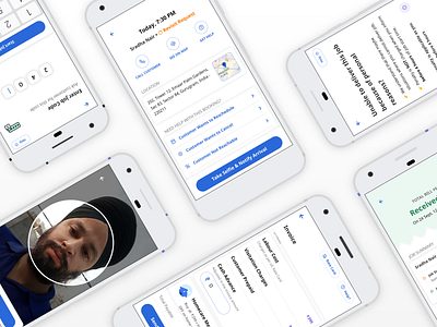 Shots from Latest Project - Service Delivery Experience Refresh delivery illustration invoice location ordering payment selfie service service design urban company