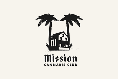 Mission Cannabis Club brand design cannabis cannabis branding dolores san francisco tree weed