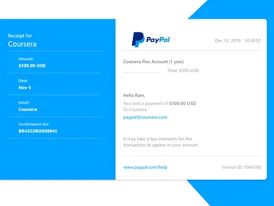 Day_17_Email-Receipt app design graphic design illustration illustrator minimal ui ux web website