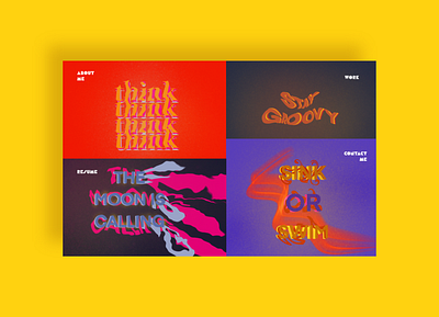 Groovy Website Design adobexd branding design graphic design groovy illustration prototype typography ui ux vector website design website mockup