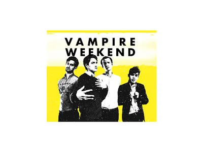 Vampire Weekend Fan Art-1 album cover art alternative band far art graphic design vampire weekend yellow