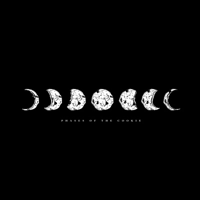 PhasesofCookie Halftone brand identity branding comic design halftone illustraion illustration logo retro vampire