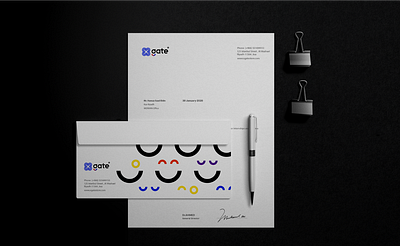 Xgate- Brand Identity branding branding and identity design illustrator typography