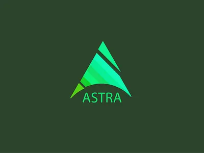 Logo ASTRA design flat graphic design icon illustration logo minimal vector