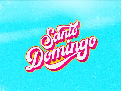 Santo Domingo adobe fresco calligraphy colors cover details lettering lettering art lettering artist music procreate santo domingo textures