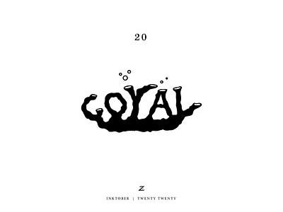 Inktober20 Day 20 art beautiful branding creative design illustration inktober inktober2020 logo minimal typography vector