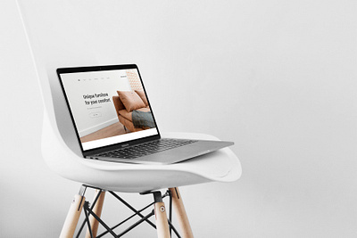 Landing page for a Furniture store art beauty design fashion furniture furniture store interface minimal onlinestore site ui ux web webdesign website