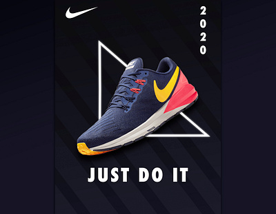 Nike 2 design graphic design poster poster design visual design