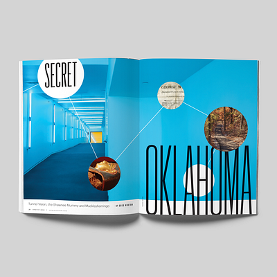 Hidden Oklahoma feature magazine design magazine layout okc oklahoma oklahoma city spread