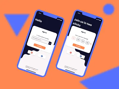 Daily UI 001 daily ui 001 dailyui minimal mobile registration form registration page ui ux