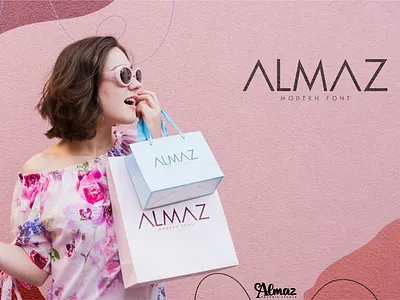 Almaz creative font design font font awesome font design fonts handmade font handmade type handmadefont logo modernfont sans serif sans serif font sanserif simple font typeface